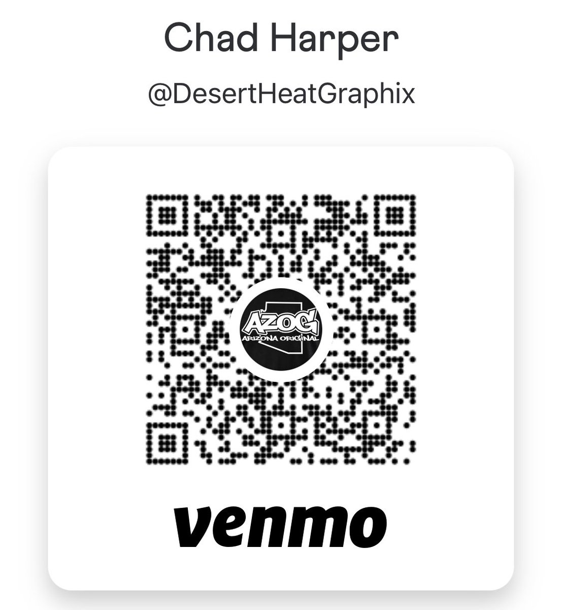 CHARPER928's tweet photo. @Venmo @DesertHeatGraphix #VenmoMe https://t.co/zaB7KLiFpL
