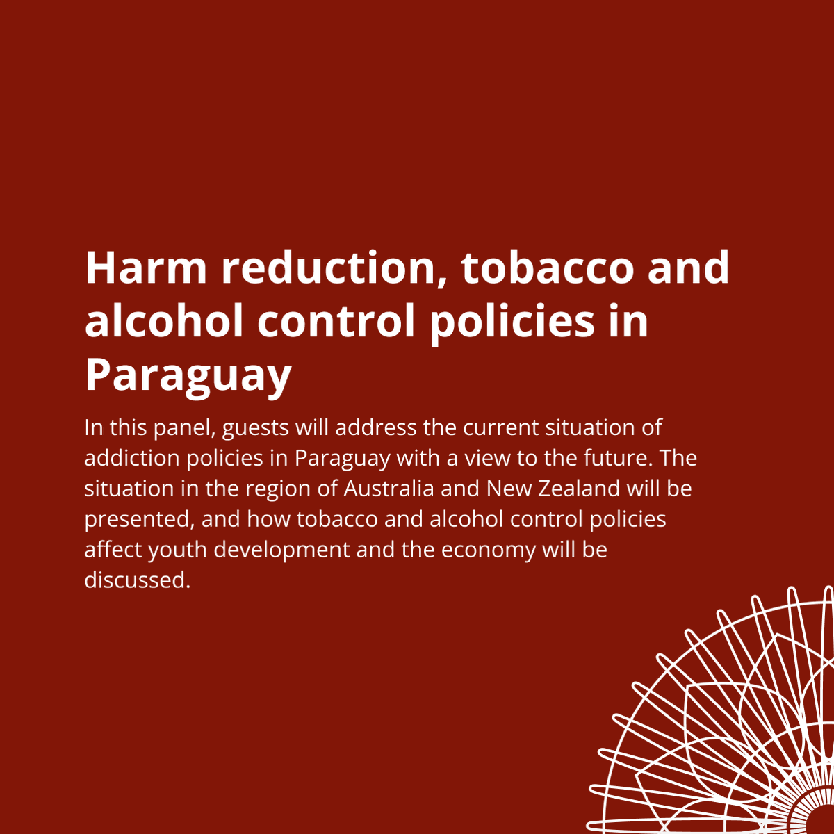 pyspeaks's tweet photo. Don't miss this panel of three medical doctors where we’re going to learn more about the situation of addiction policies in Paraguay.

🇵🇾Tuesday 9 August - 7 PM
🇦🇺Wednesday 10 August - 9 AM

Join the conversation: https://t.co/6Gg9rnWD4Z

#PySpeaks2022 https://t.co/Q8ktMfRkCb
