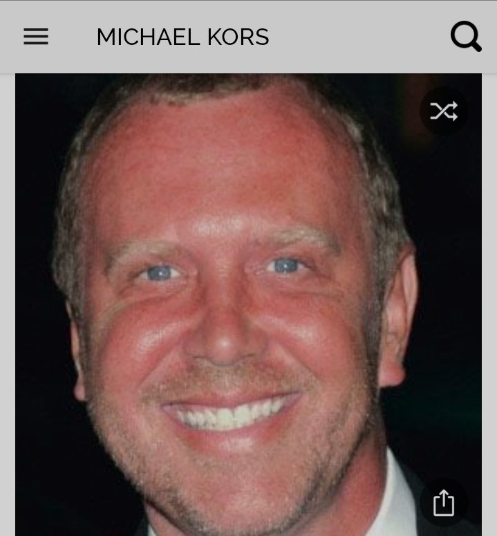 Happy birthday to this great fashion designer.  Happy birthday to Michael Kors 