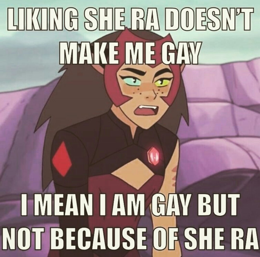 Yes yes absolutely 😄 #catra #gay