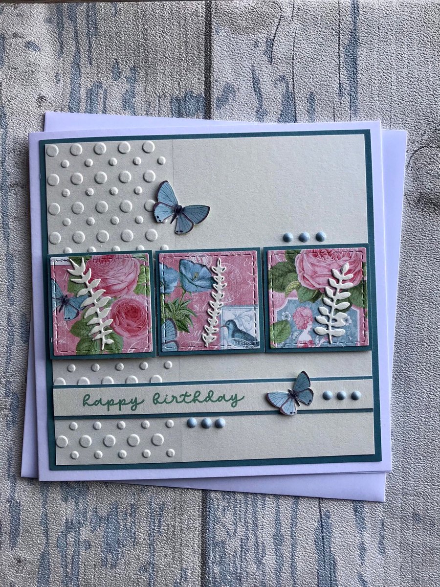 ✨NEW✨
#Handmade Birthday Card 
                 🦋🦋🦋
 etsy.me/3p5nuWp

#UKMakers #MadeinGB #etsy #butterflies