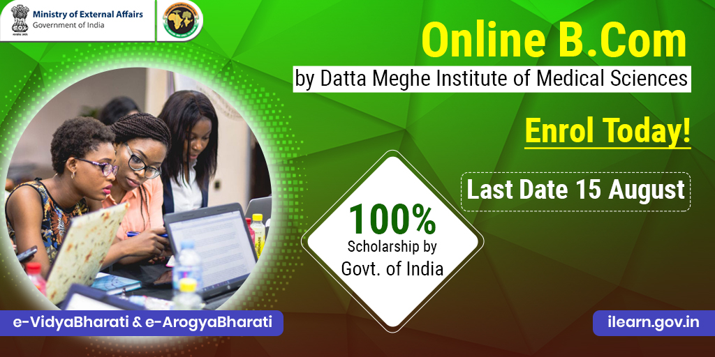 iLearnIndiaAfr's tweet photo. Professionals who can make financial decisions, solve 📊economic problems and create new business opportunities are one step ahead in the competitive jobs market. Enrol in #eVBAB's online #B.Com by #DMIMS at #iLearn. 100% #scholarship by Govt of #India. https://t.co/n7Iruq7GVT https://t.co/1t4QSyKtlU