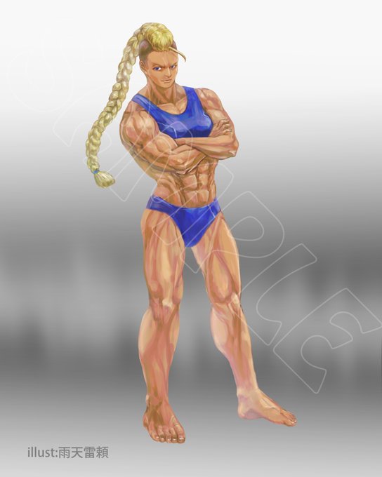 筋肉質な女性のtwitterイラスト検索結果