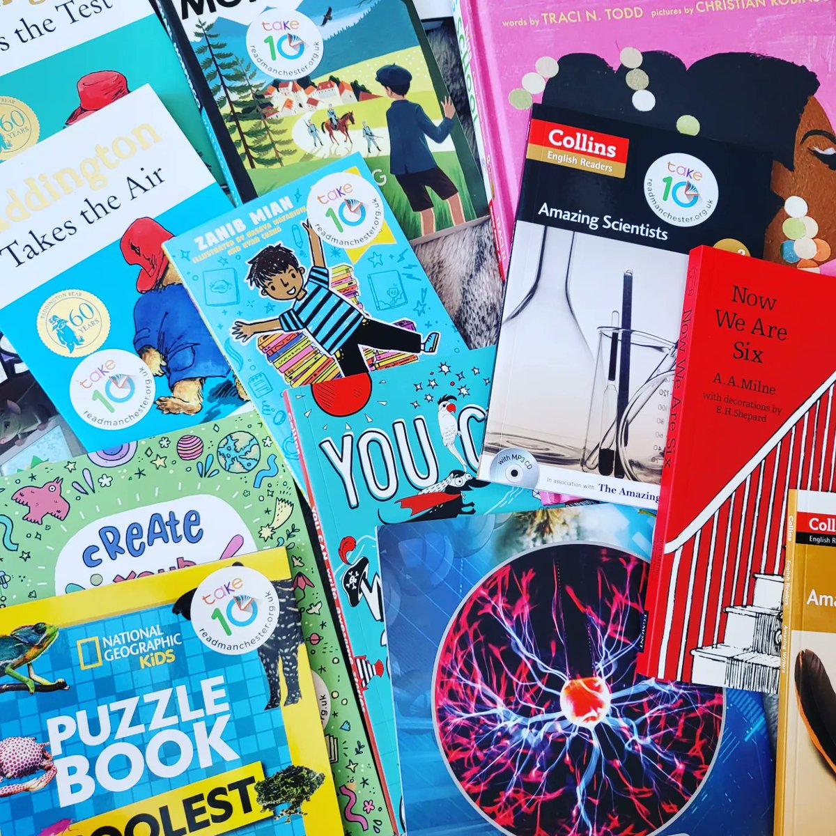 SportscoolC's tweet photo. 📖 THANK YOU 📚
A huge thank you to @manchestercitycouncil and @literacy_trust for donating over 200 brand new books for our #haf2022 families, as part of the Summer Reading Challenge.
#readMCR
@manclib_archives
@readeasymcr
#haf2022
#manchestercouncil
@mancitycouncil https://t.co/bZAPBEETHZ