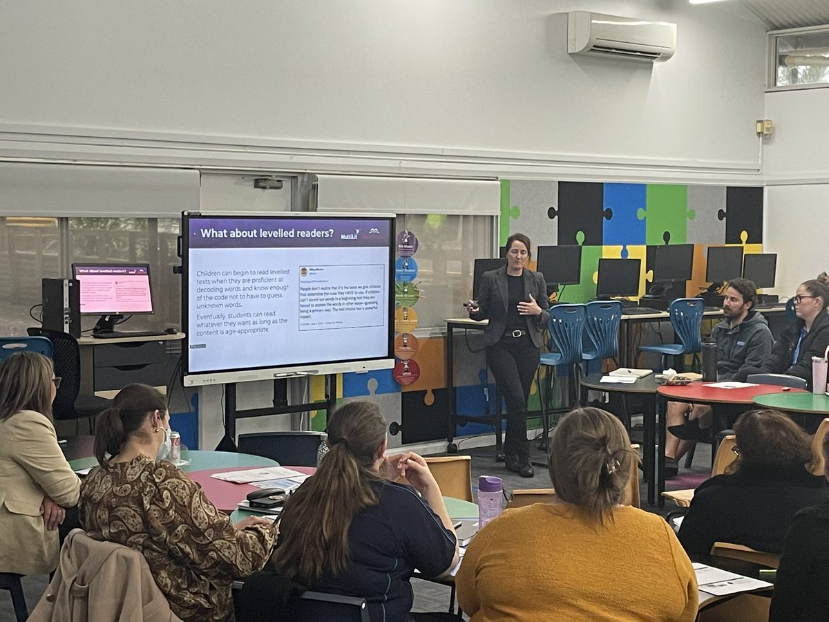 Forbes4Nathan's tweet photo. Great to open up BPS to our partner PLC schools today. Sharing what we do in literacy and numeracy teaching. Big thanks to @amyleequilty &amp; @aldonnea for your organisation as well as @buckingham_j for sharing with us the science and evidence around reading instruction. https://t.co/5sYzBiAWhb