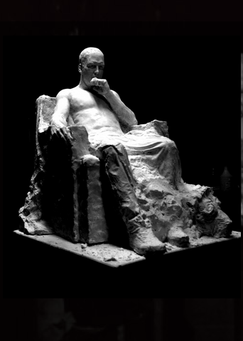 My friend Dean is a highly talented sculptor. He grew up in Beeston, trained as a welder then taught himself to sculpt. He's a mighty fine artist &amp; one of the few working-class ones. He usually does at least 2 other jobs to fund his sculpting. 1/9