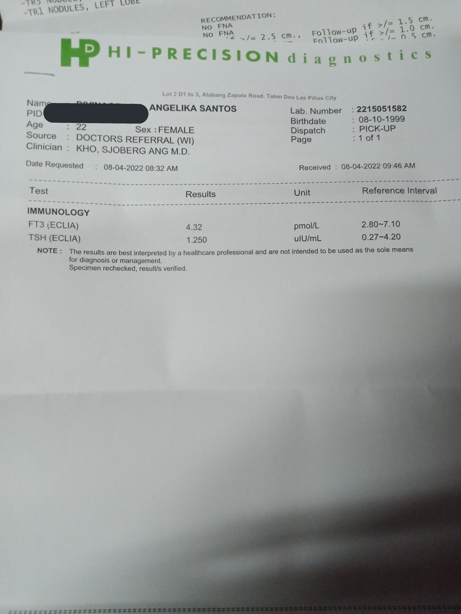 dk_ange07's tweet photo. Hello Twitter! The doctor found a lump in my throat due to my hyperthyroidism and I need to undergo a biopsy to check if it's cancerous. Unfortunately, I don't have the means to pay. I hope you will help me through cash donations or a retweet.

09776288402 
Angelika D. 

#DonKiss https://t.co/u9NCyXbD6x