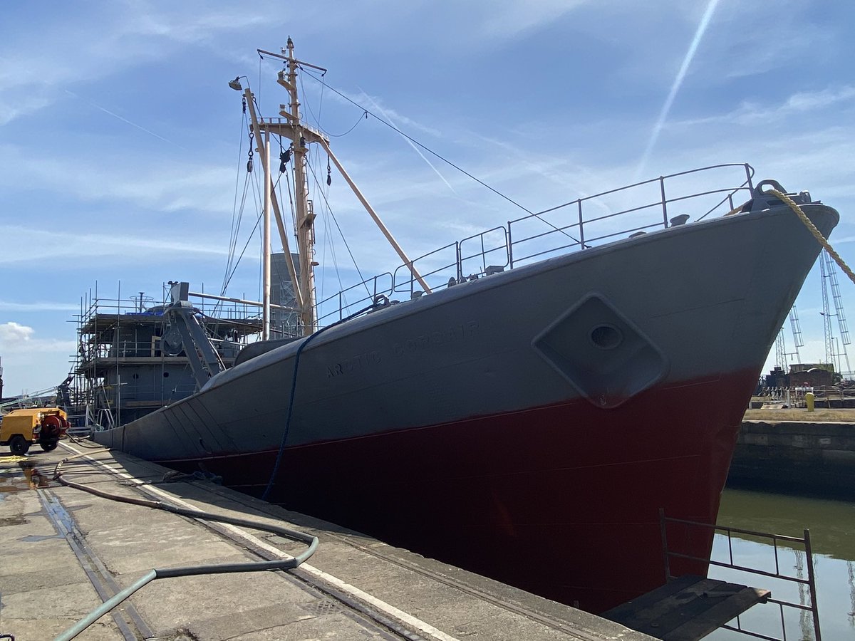gmosgerby's tweet image. Always a pleasure to be @DunstonShipLtd for our regular meetings to discuss the restoration of our historic vessels. Good progress being made on both ships with lots of activity taking place @HullMaritime @HeritageFundNOR