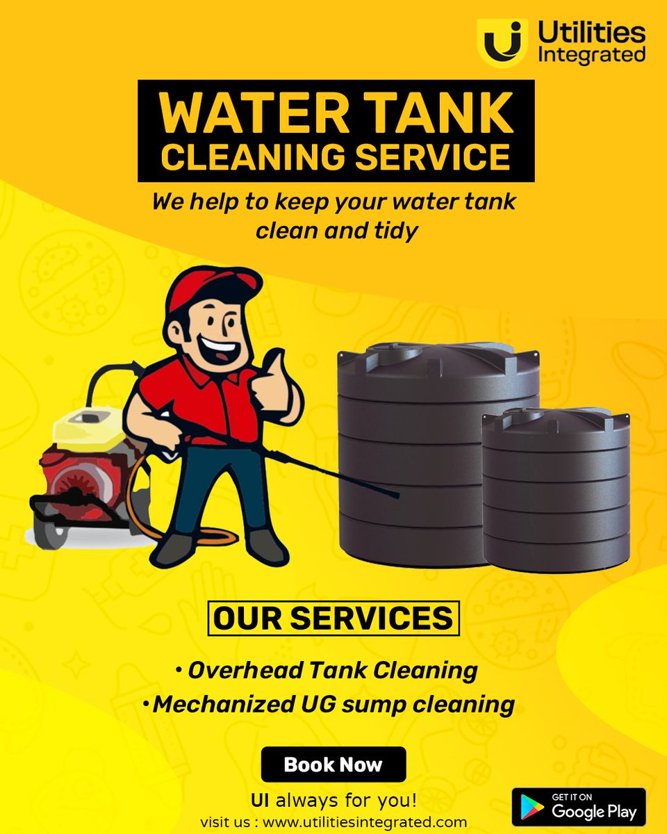 We provide cleaning services to keep your water tank clean and tidy.
Follow us to know more about our services.

#watertankcleaningservice #watertankcleaning #watertank #cleaningservice #utilitiesintegrated #utilityservicesinchennai #chennai