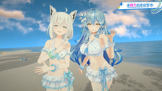 いやぁでっkkkk……

そしてフブちゃんがなんともいえない表情に…

 #輝きのホロサマ 