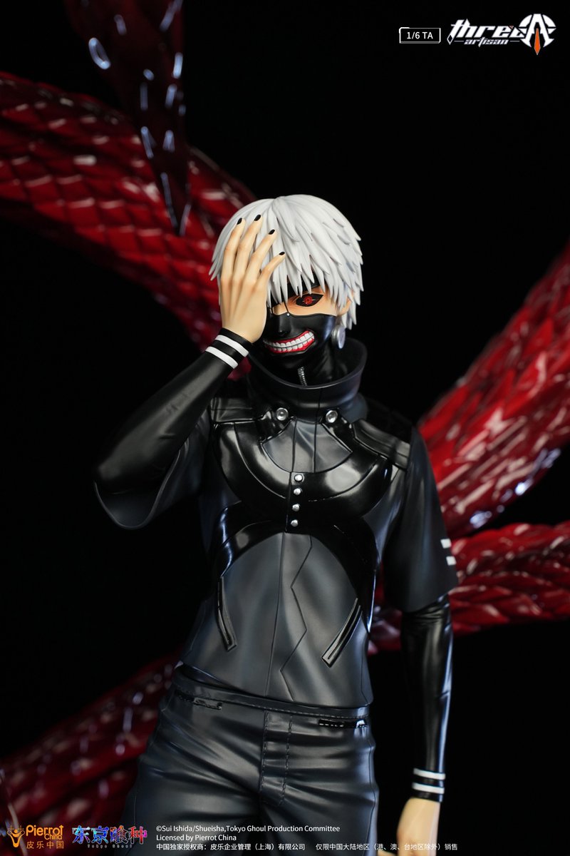 ThreeArtisan's tweet image. 【Tokyo Ghoul】Genuine authorization Kaneki Ken 1/6 statue (4/4)