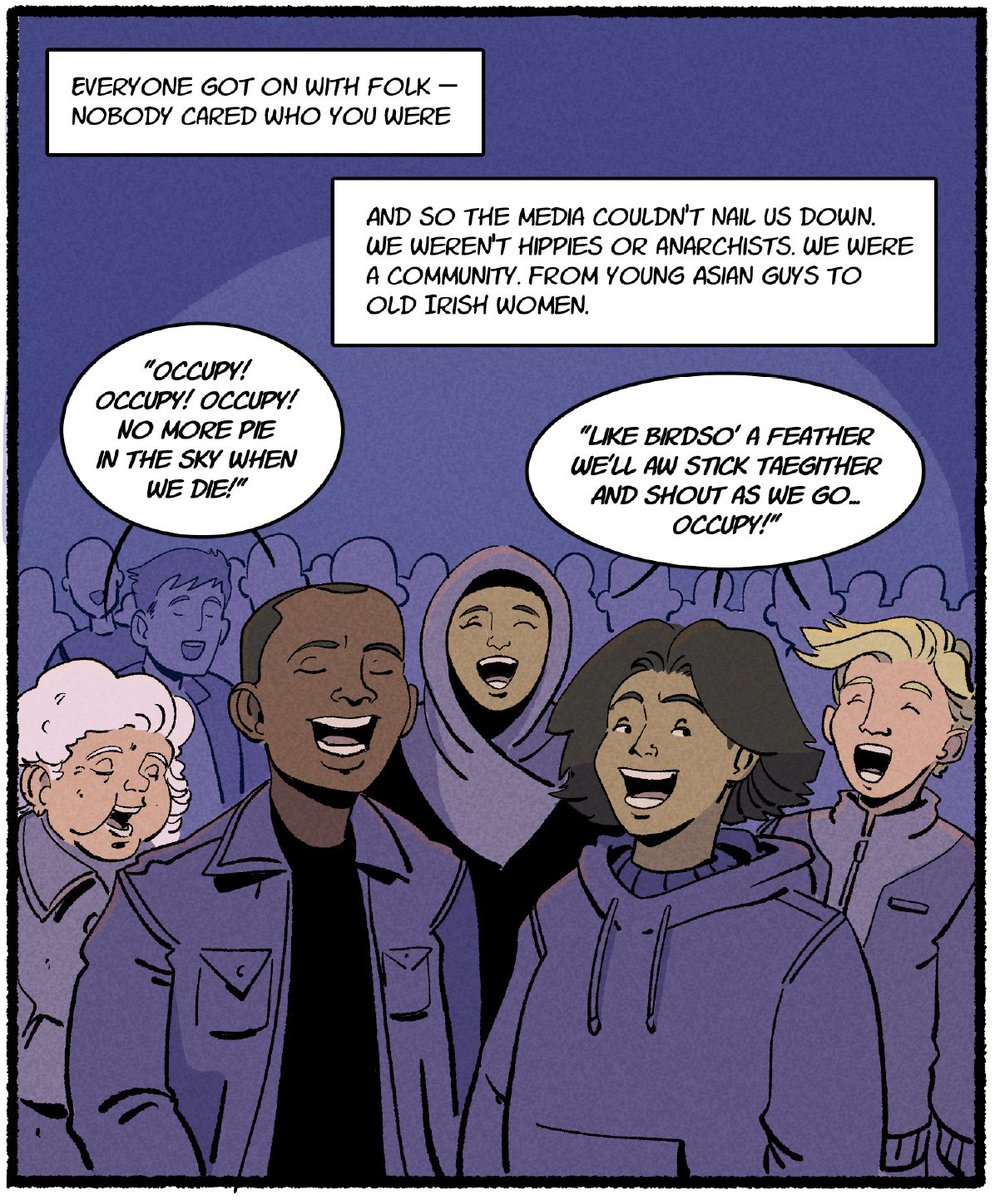 MagicTorchComix's tweet image. Join us at The Deep End in Nithsdale St this Friday at the launch of @GovanhillBaths graphic novel &apos;Occupy!&apos; sharing a people&apos;s history of occupation in Scotland. Timely reading we think and a joy to work on facebook.com/events/4395093…
