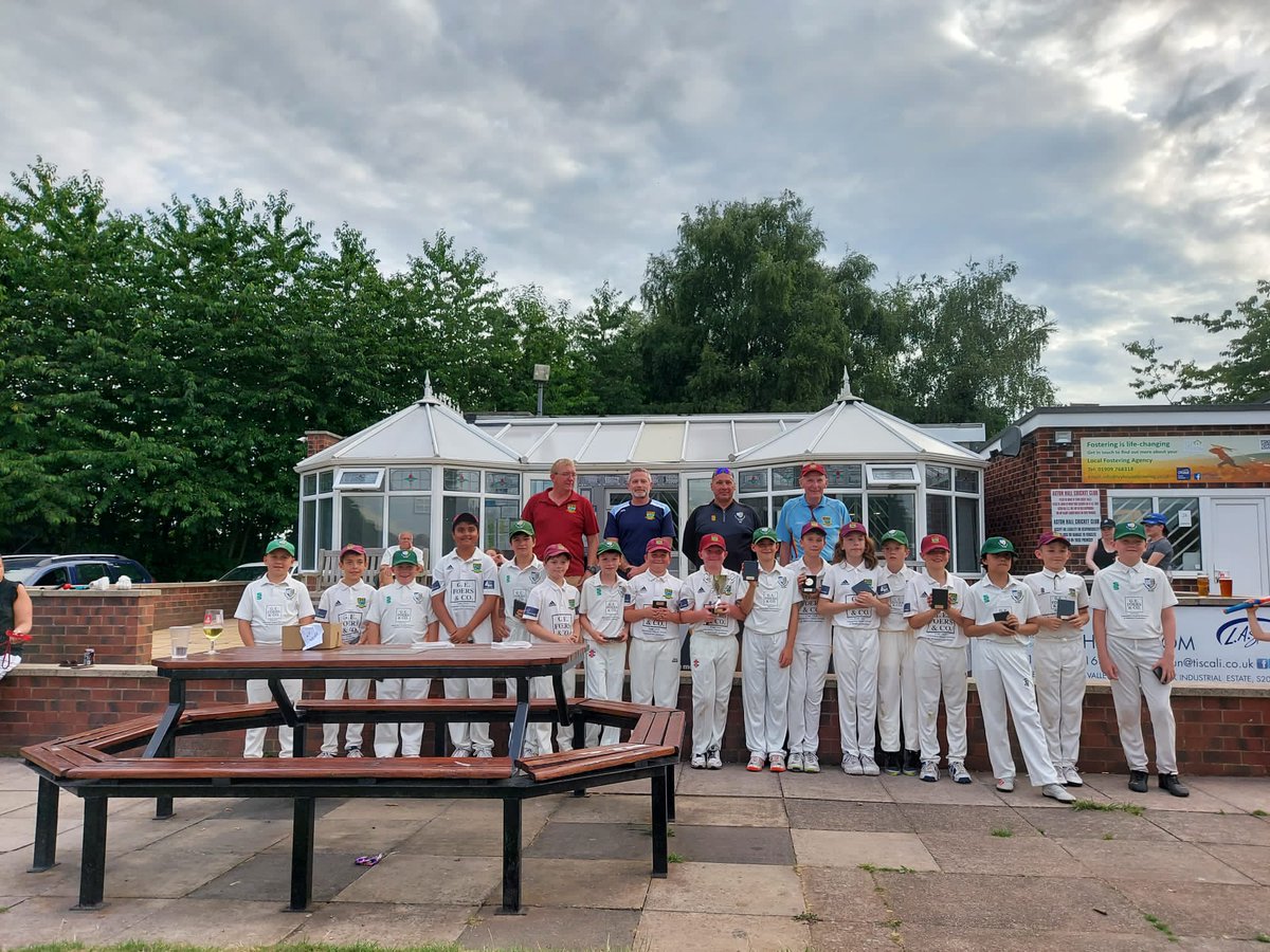 extracoverins's tweet photo. Correction:
The Div 2 Chris Drury final from the Ben Jessop Junior Cricket League we sponsor.
Whiston batted first making 318 for 2 (nett 308).
Aston Hall replied with 333 for 7 wickets (net 298). 
Well played everyone, congratulations to Whiston Parish Church CC. https://t.co/WtKDYoj7ZG