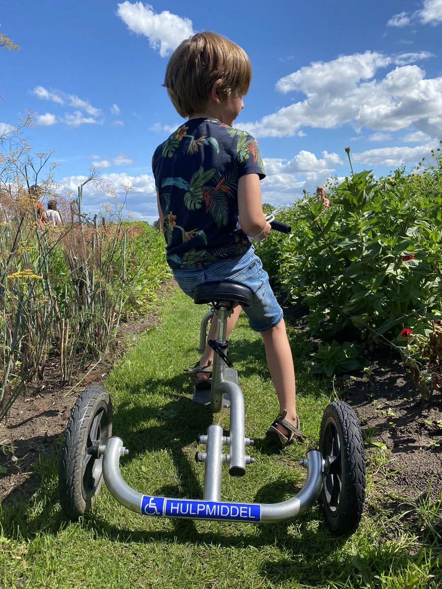 stichtingbenluc's tweet photo. Hij vindt het heerlijk om in de #tuin bezig te zijn en dus doe je hem een groot plezier om naar #pluktuin #Stoutenburg te gaan…maar dan wel op zijn aangepaste #loopfiets want dan kom je tenminste bij de #bloemetjes 🌸
#bloemmetjesplukken #spierziekte #eenbusvoorben #crowdfunding https://t.co/wlzJxQgmGD