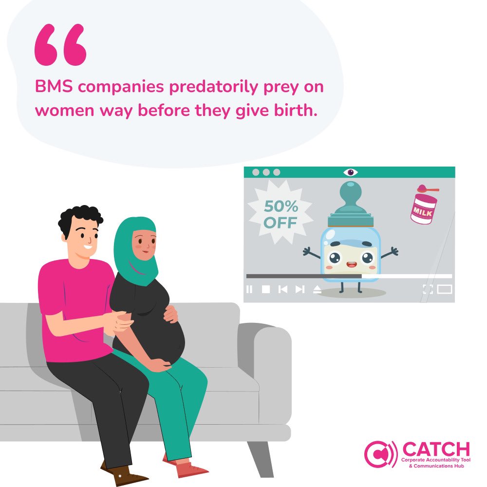 CATCH_Tool's tweet photo. Women are unknowingly targeted with online BMS/formula milk promotion only visible to them, disguised as non-promotional, scientific, & factual. Truth is, every year 600000 deaths are associated with formula feeding. Can we #CATCH them? #stopexploitativemarketing #bmscode #CONB https://t.co/4PiQ63Miwr