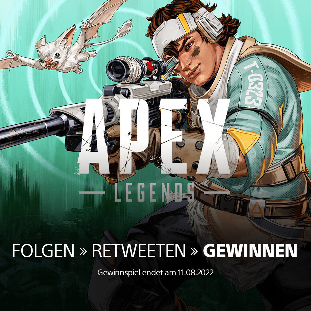 PlayStationDE's tweet photo. Wir machen euch fit für #ApexLegends: Gejagt und verlosen 6 Codes (3x 11.500 und 3x 6.700 Apex Münzen). 🪙

Viel Glück!

So werdet ihr zum Champion → https://t.co/auw9ddaqAC

TNB: https://t.co/VUPedDTZM2 https://t.co/sz9Db6kwmb