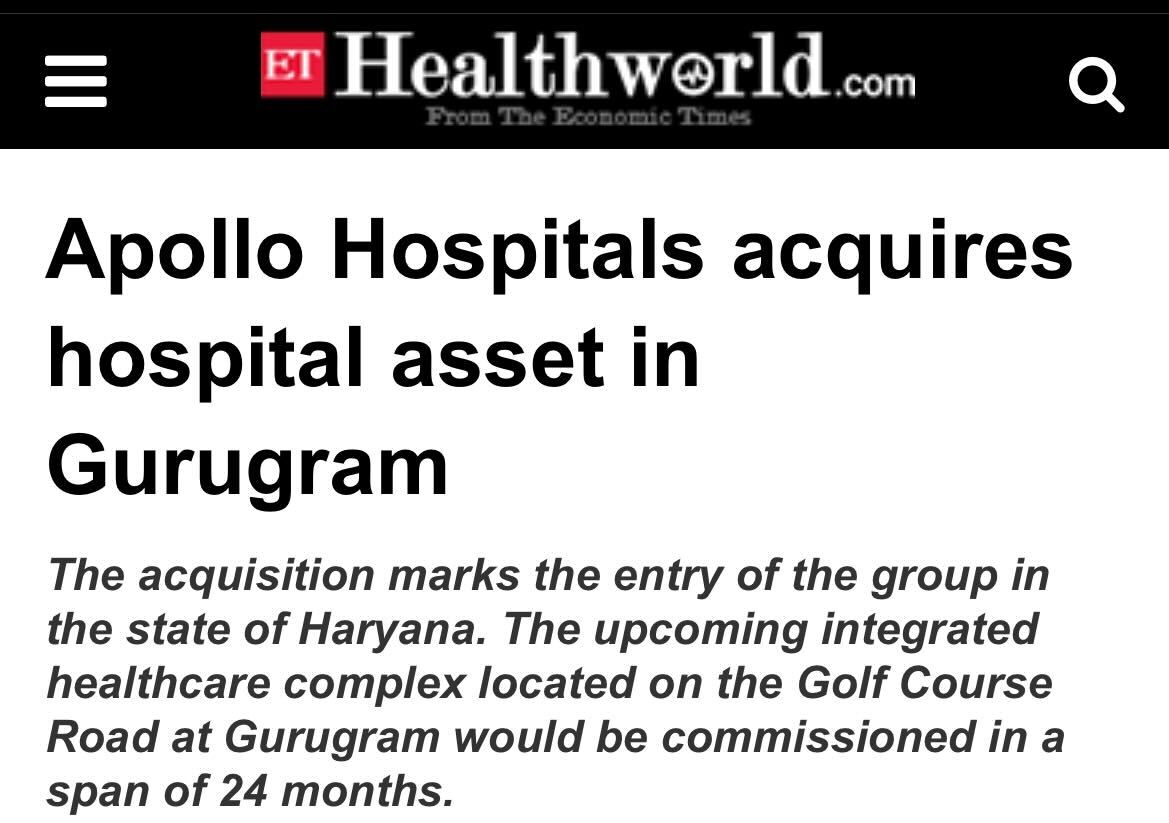 mariahheheh's tweet photo. #ApolloNowInGurugram 
That's the great news and great gift of life for Gurugram, Haryana. This is the way of moving forward for the good. https://t.co/6IrEDkJkjT