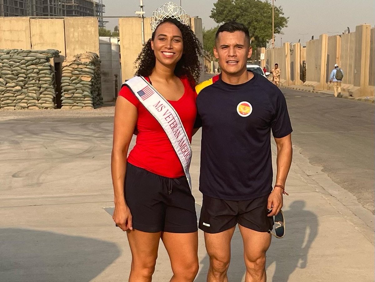 MSVETAMERICA's tweet photo. @MSVETAMERICA 2021 @elisedmva2021 supported #MVAP while deployed - raising over $800, these warriors braved the high temp and covered many miles. Not missing a beat during this @FinalSaluteInc event, our #CombatQueen continues her mission! #slag https://t.co/xiRi8ncFwi