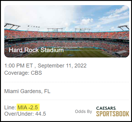 ThomasSWFL's tweet photo. Congratulations to @ESPNNFL for using a 20+ year old image of @HardRockStadium.  May as well label it #JoeRobbieStadium.

Also, get your Week 1 wagers in while the line is still MIA-2.5 because reports out of Fuxboro will only worsen that spread. https://t.co/LRQdfKfcsE