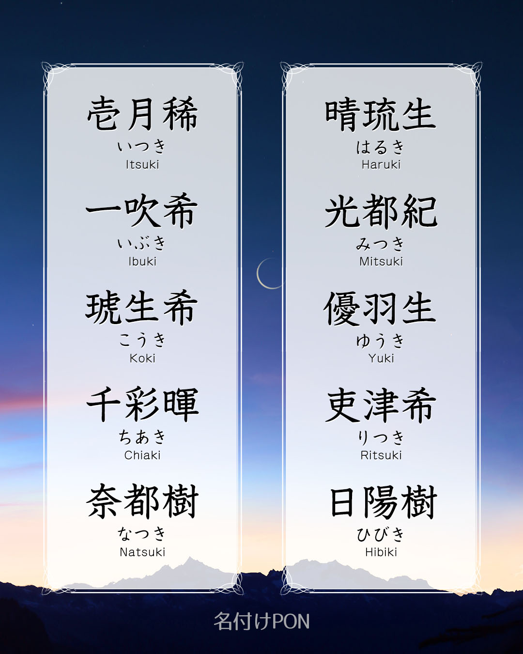 名付けポン 赤ちゃんの名前集 Nazukepon Twitter