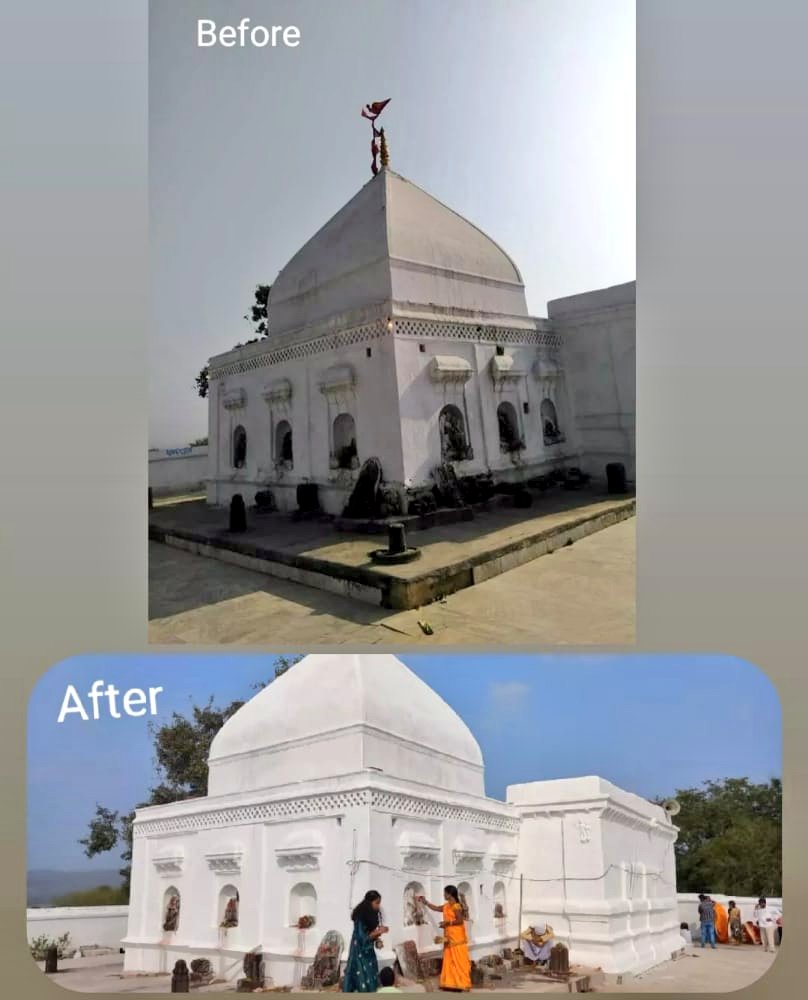 dckoderma's tweet image. सतगावां प्रखंड के सकरी नदी किनारे बसा घोड़सिमर मंदिर जो खुद में पुरात्विक अवशेषों को समेटे हुए है, अब यहां दूर-दूर से पर्यटक व श्रद्धालु पूजा करने आते हैं। मंदिर के जर्जर भवनों का सुदृढ़ीकरण किया गया। साथ ही पर्यटकों हेतु बैठने की व्यवस्था व आश्रय शेड की भी सुविधा की गई है।
