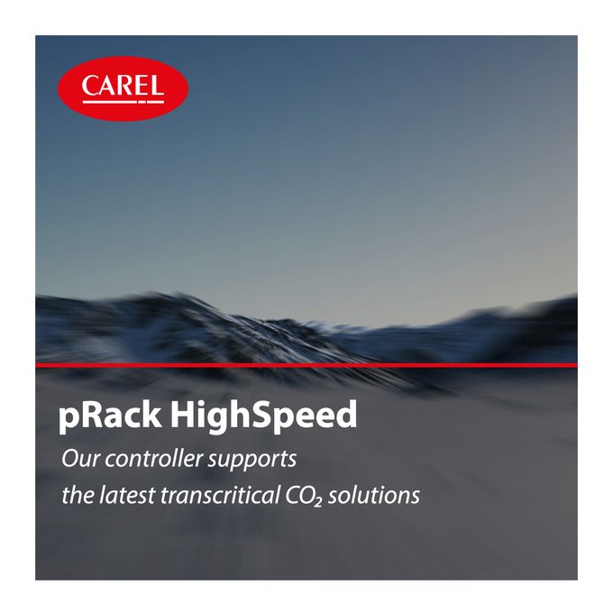CAREL_Iberica's tweet photo. Los sistemas de #CO2transcrítico se utilizan cada vez más como soluciones de #refrigeracióncomercial.
Así, el controlador pRack pR300T ha evolucionado en consecuencia, adaptándose a las necesidades de refrigeración y modulación.
Aprende cómo: https://t.co/rnybLOUU3J
#CARELnatref https://t.co/ub4KBUpDpU