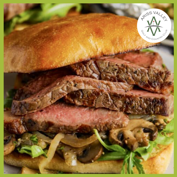ArissValleyGC's tweet photo. What's for dinner?
Let us feed you tonight! Our two features this week are Chicken Curry on Basmati rice $15.95 or Tony's Steak sandwich with peppercorn sauce, sautéed mushrooms, & onions. Comes with fries. $16.95.
#letseat #dinnersserved #eatlocal #arissvalleygolf https://t.co/66APxzVnR7
