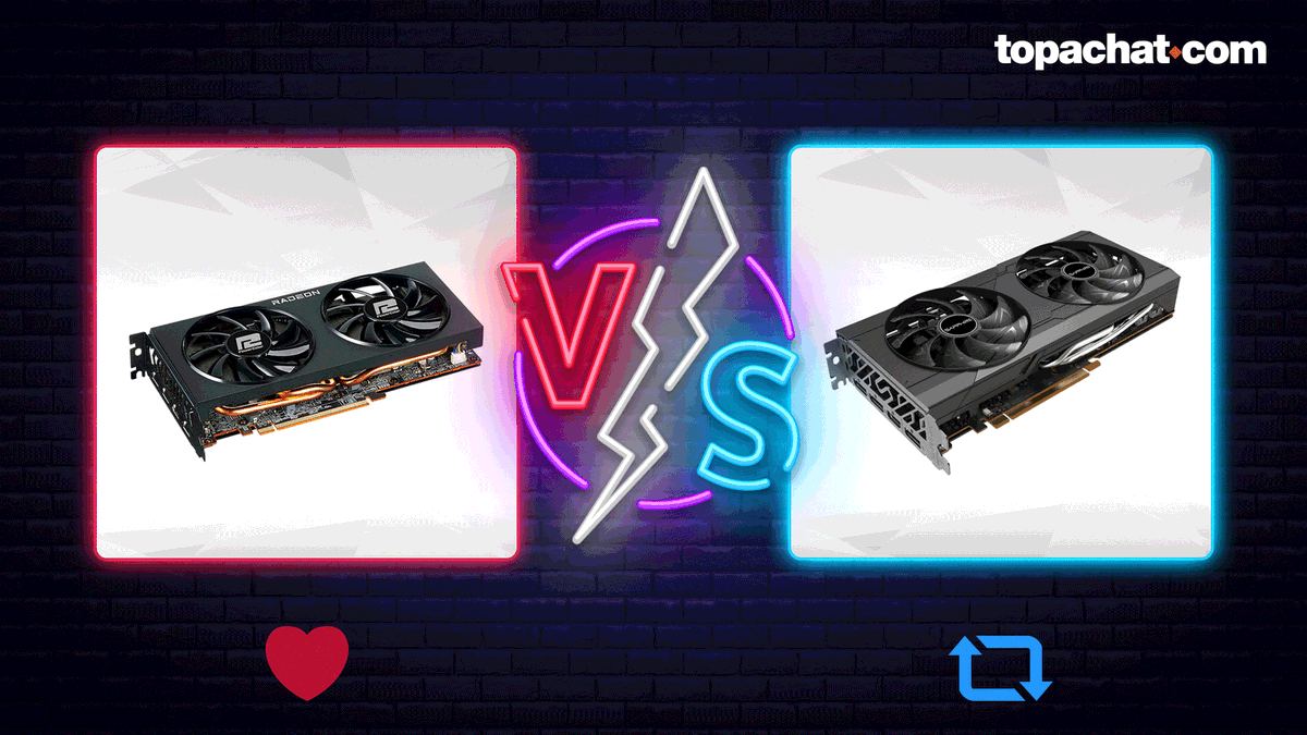 TopAchat's tweet photo. C'est l'heure du DUEL de RX 6700 ! 🥊

🔁 Sapphire Radeon RX 6700
https://t.co/KeyDp0t0Ig

♥ PowerColor Radeon RX 6700 FIGHTER
https://t.co/r7FwO18bjz https://t.co/CG4qSrhKjW