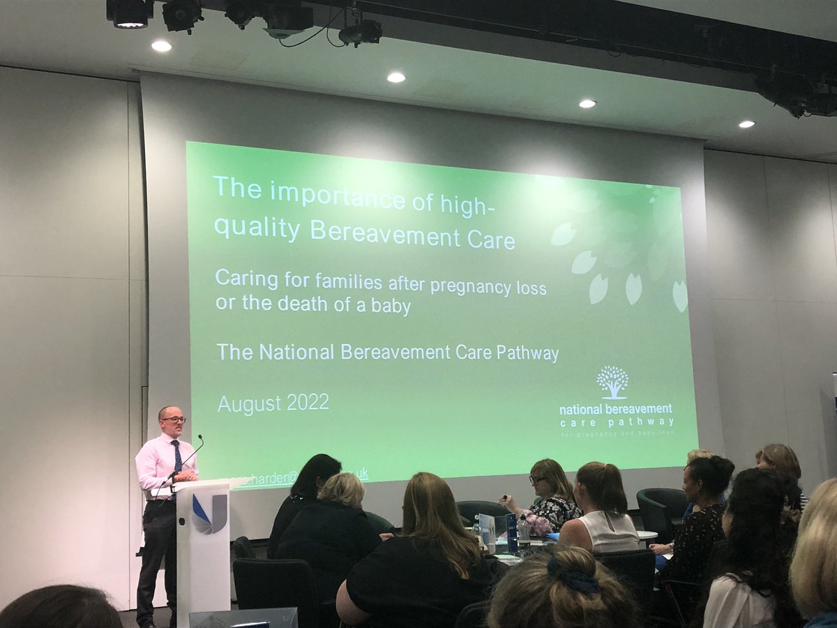 Our colleague @MarcHarder joins @DOckendenLtd at the launch of the Perinatal Loss Proficiency Framework, at University of West London

Exciting to think of the potential possibilities for ensuring high quality bereavement care 

#NBCPathway #BabyLoss #PerinatalLoss