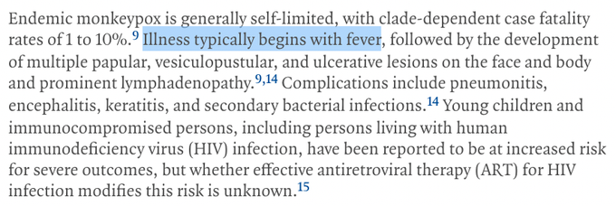 Guess what highly contagious pathogen's first symptom is fever? And fever screening has been a standard