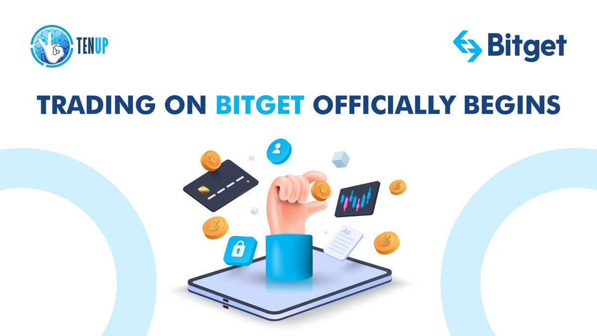 TenupNation's tweet photo. Incredible news for TenUp holders! 📢 🎉✅

It's time to start trading on @bitgetglobal . So, enjoy trades. In the near future, more trading pairs will be available. ✅ https://t.co/g4HhrSJqHR