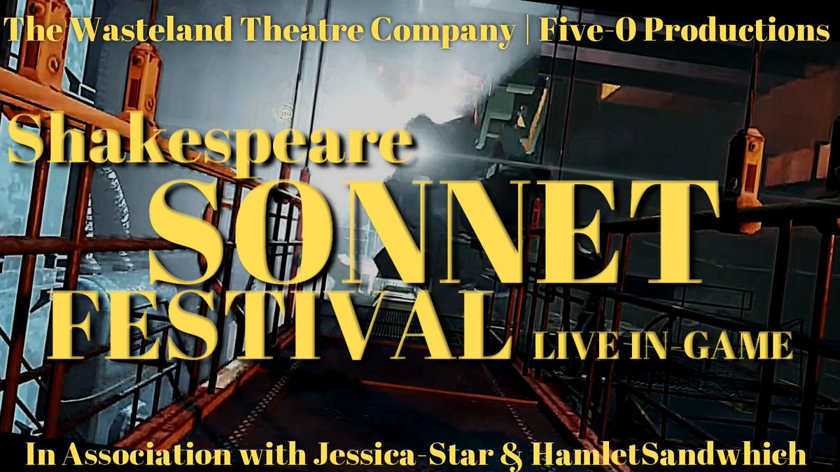 FFive0's tweet photo. PRE REGISTER coming FRIDAY 8/12 Xbox/PS/PC!

Do you want to be apart of the next @76Theatre SONNET FESTIVAL broadcast LIVE with 3 twitch stream hosts on all systems? Custom Stage Builds, VAULT themed, SHAKESPEARE! 

STAY TUNED!! 
#FalloutShakespeare #Shakespeare #Fallout76 https://t.co/SqgYMGzcCv