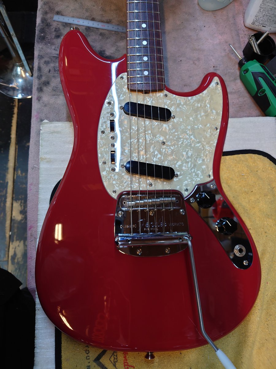 OtaichiGakki's tweet photo. カラーリングも相まってカワイさ倍増!?
#FenderJapan #MG65 #フェンジャパ #ムスタング https://t.co/lZupvgZ0dJ