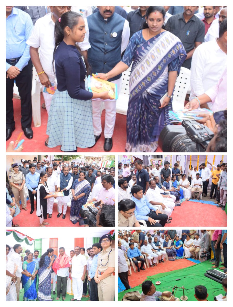 DVS_BRS's tweet photo. స్వత్యంత్ర భారత వజ్రోత్సవాల్లో భాగంగా ధర్మపురి కేంద్రంలో ఏర్పాటు చేసిన ప్రారంభ వేడుకల కార్యక్రమానికి ముఖ్య అతిథిగా హాజరైన రాష్ట్ర  మంత్రి @Koppulaeshwar1 గారు,పార్లమెంట్ సభ్యులు @BVenkateshNetha గారు, జెడ్పీ చైర్మన్ దావ వసంత సురేష్ గారు.
#75yearsofindependence #flagdistribution https://t.co/piurgdw8Oi