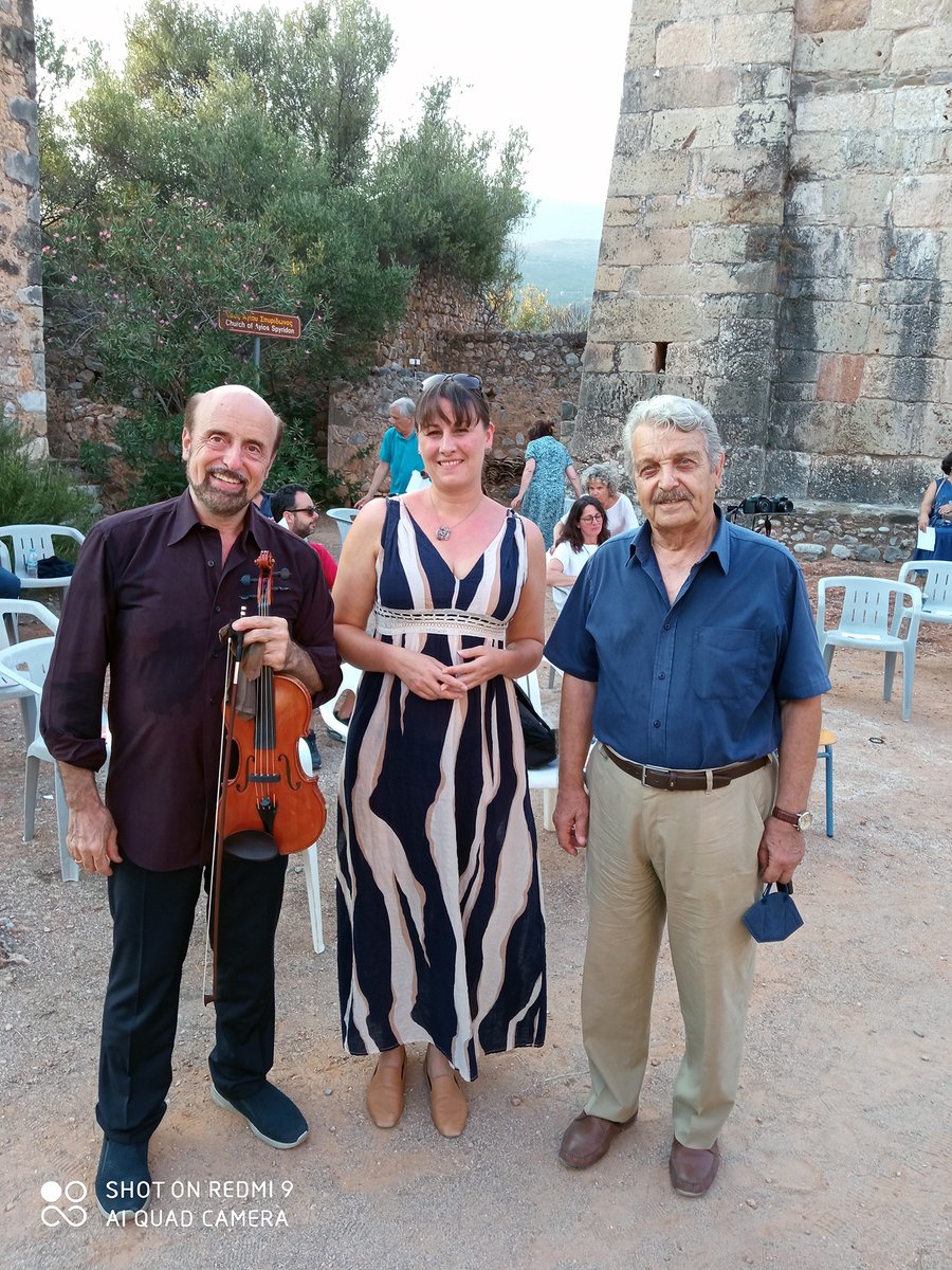 AustriainGreece's tweet photo. Classical music in the Peloponnese, #StringsinMotion, direction Chr. Kanetis https://t.co/7xrHqAmqmp