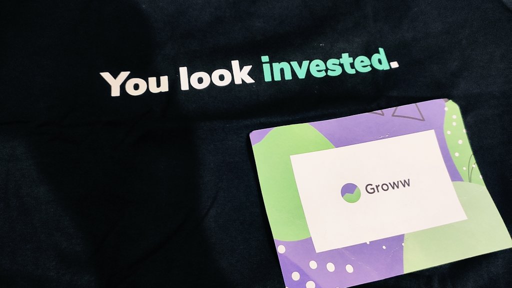Setusweeta64's tweet photo. Got my @_groww Tshirt! I would appreciate Groww for quick action. Thanks a lot!! https://t.co/Uemcow6RSx