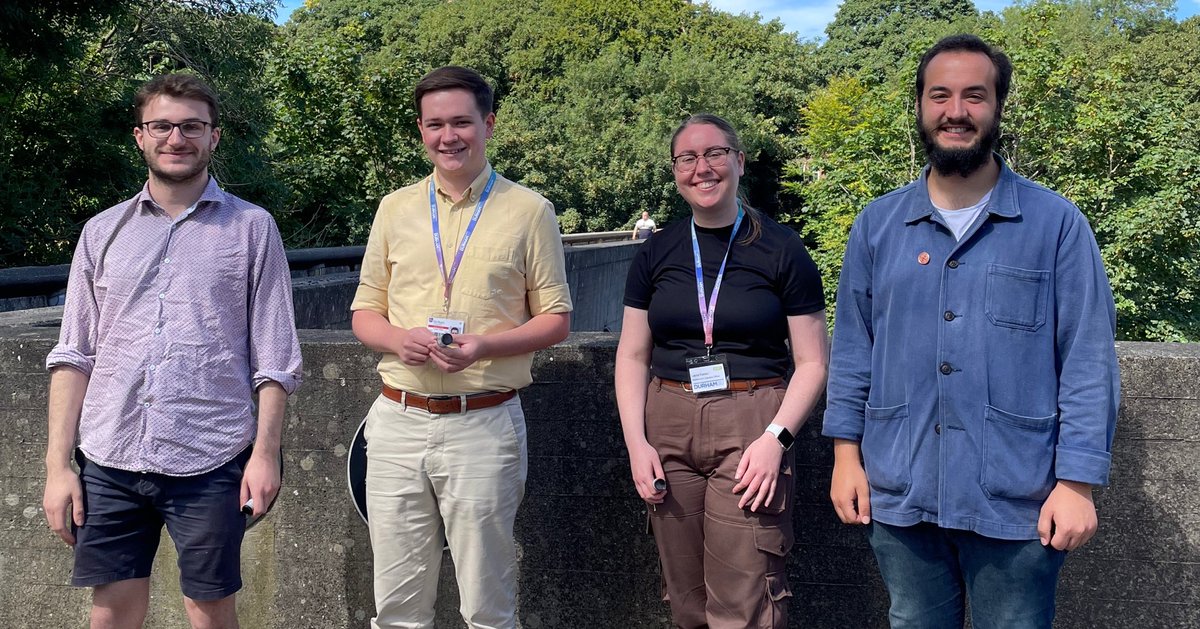 Your 2022-23 Officers started last week (minus one!) 👋

Say hello to Joe, Jack (again!), Laura and Josh. Aditya, your PG Academic Officer, will be joining a little later in the month to complete our fantastic Officer team. 💜