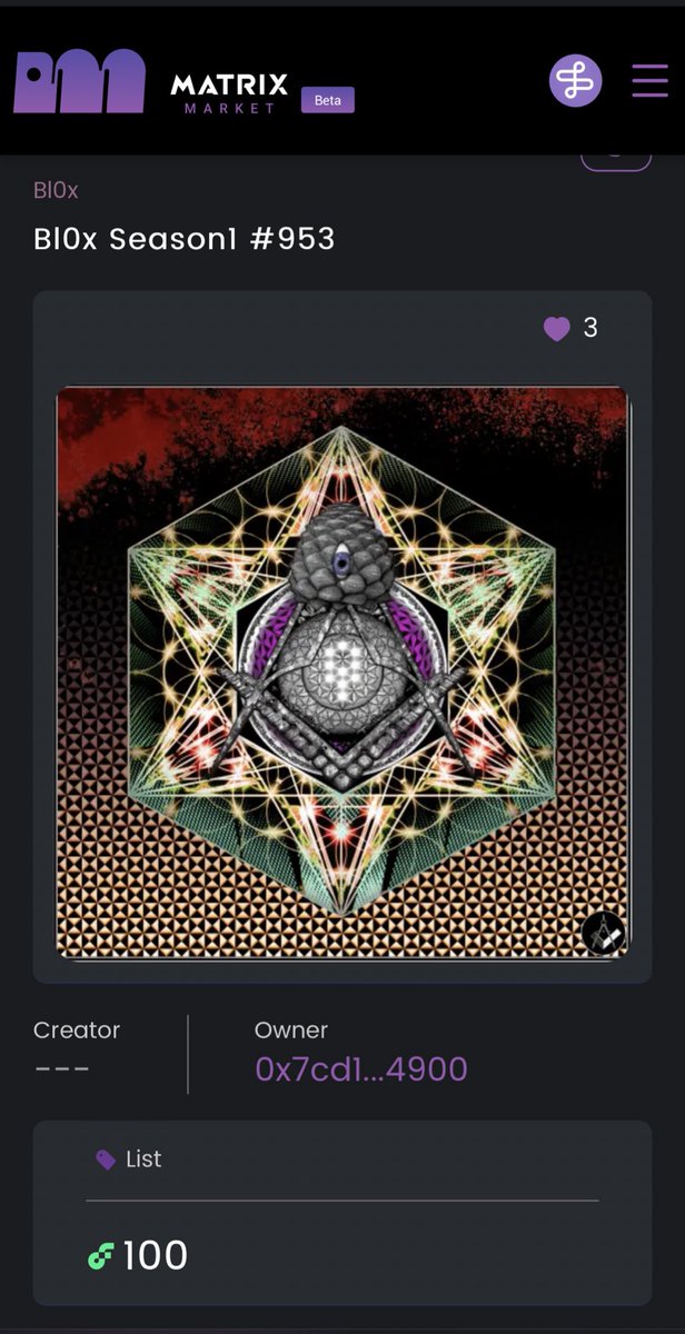 themalleuss's tweet photo. @ItsFrankenSense @RobEnochDotCom @Bl0xNFT Done ! #NFT #RobEnoch #Bl0xNFT #matrixmarket A wish for everyone good lucky ๐ https://t.co/faFXcg2UHd