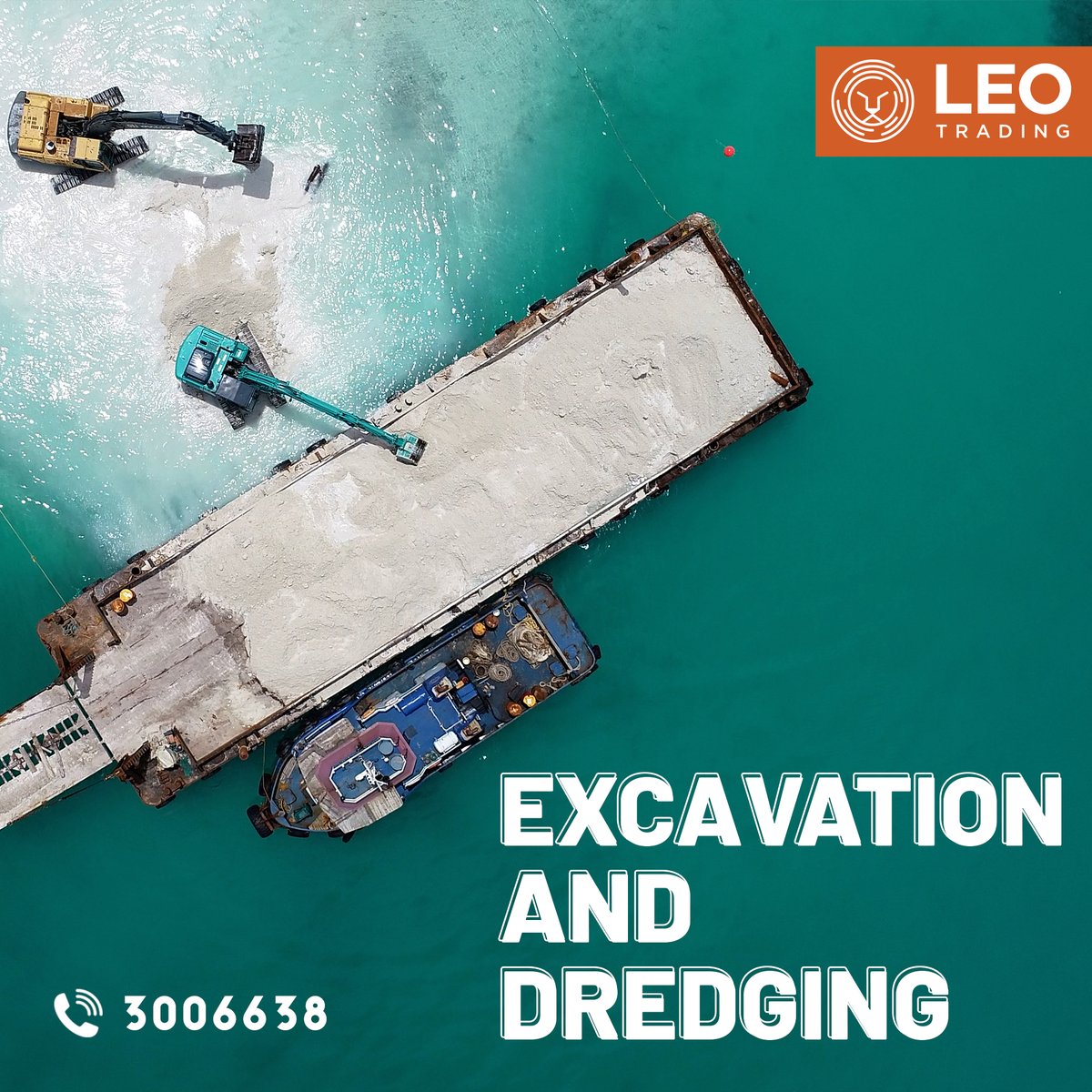With 20 years of experience 😁
#LeoTrading #excavation #dredging #bestintown💯