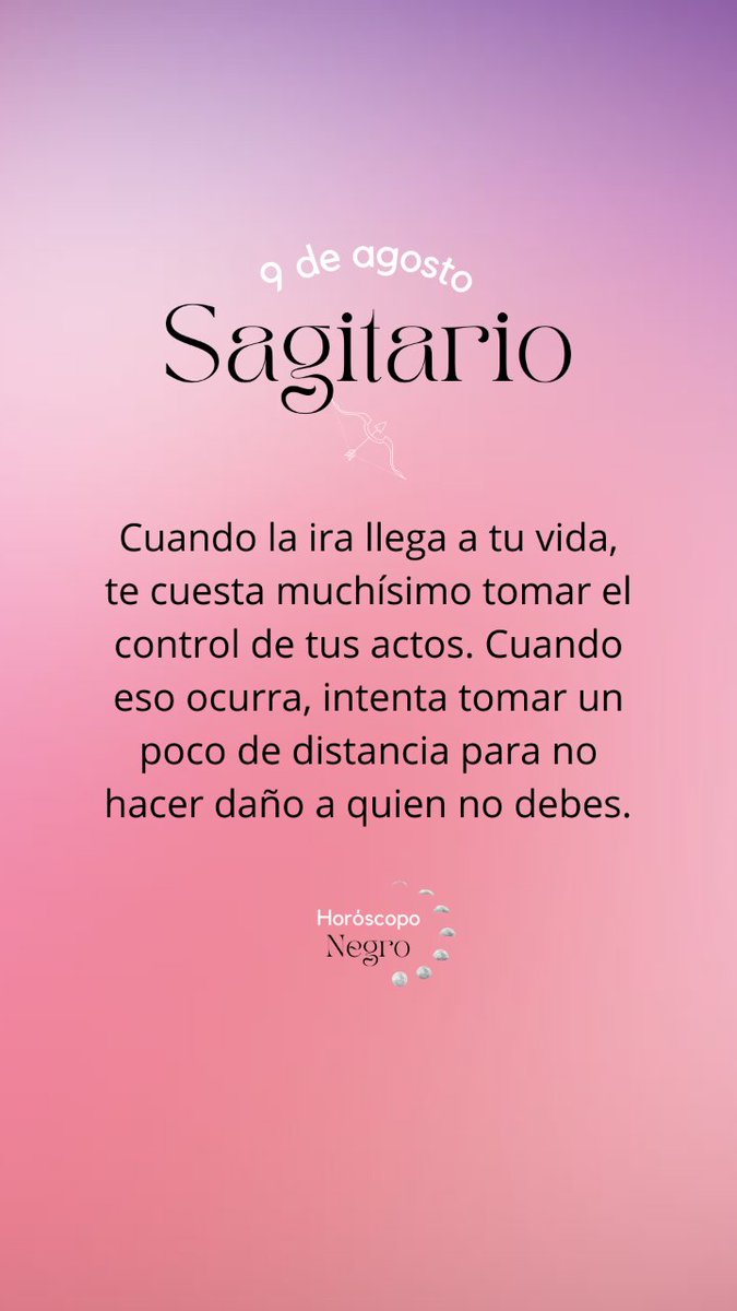 sagitario_hn's tweet photo. El horóscopo diario del 9 de agosto para #Sagitario ♐🔮✨ #horoscoponegro https://t.co/p5G6Gxeq1o