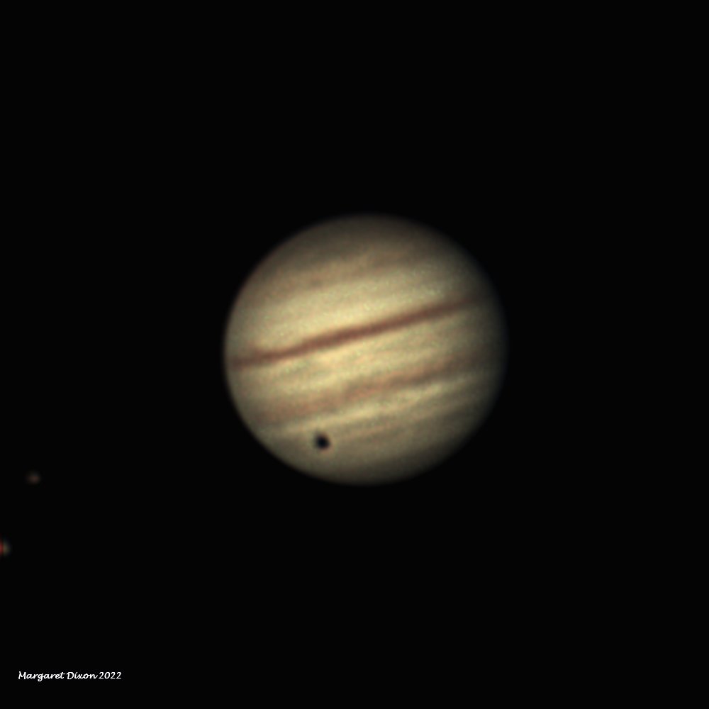 themagster3's tweet photo. Jupiter with Ganymedes' shadow. 8 inch newtonian scope https://t.co/4Eu56G9PuE
