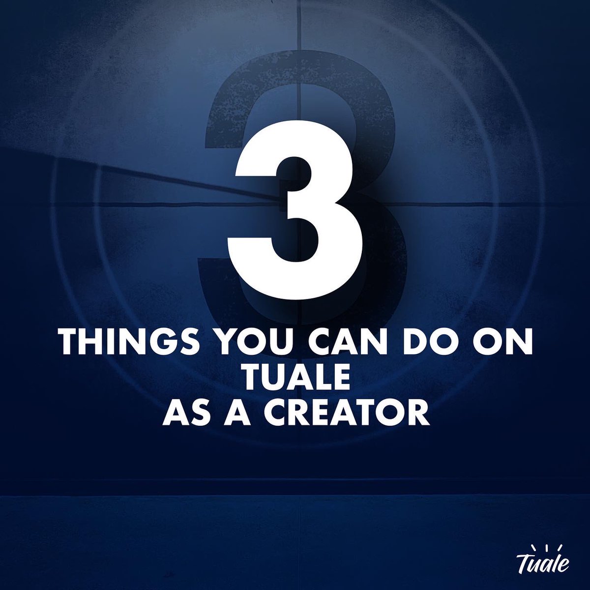 TualeHq's tweet photo. Wondering what you can do as a creator on Tuale?
1. Create and publish your photo or video content
2. Reach more people
3. Earn support (as Tuales) from other creators, friends and withdraw! 💫
Have you downloaded the Tuale app yet?
#tuale #digitalcreators #creatoreconomy https://t.co/LzbV5CFGHE