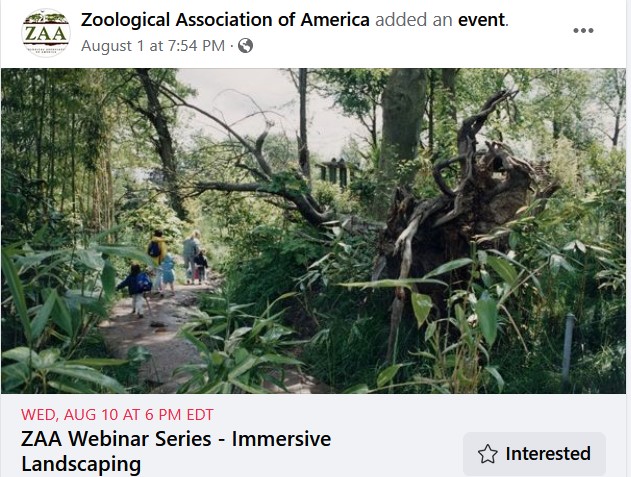I'll be speaking about immersive zoo landscapes: what they are, how they are designed, and why they are worth creating. "Falling In Love  With Gorillas: The Magic Of Immersive Landscapes" #zoodesign #zoohorticulture zaa.org/event-4913997?…