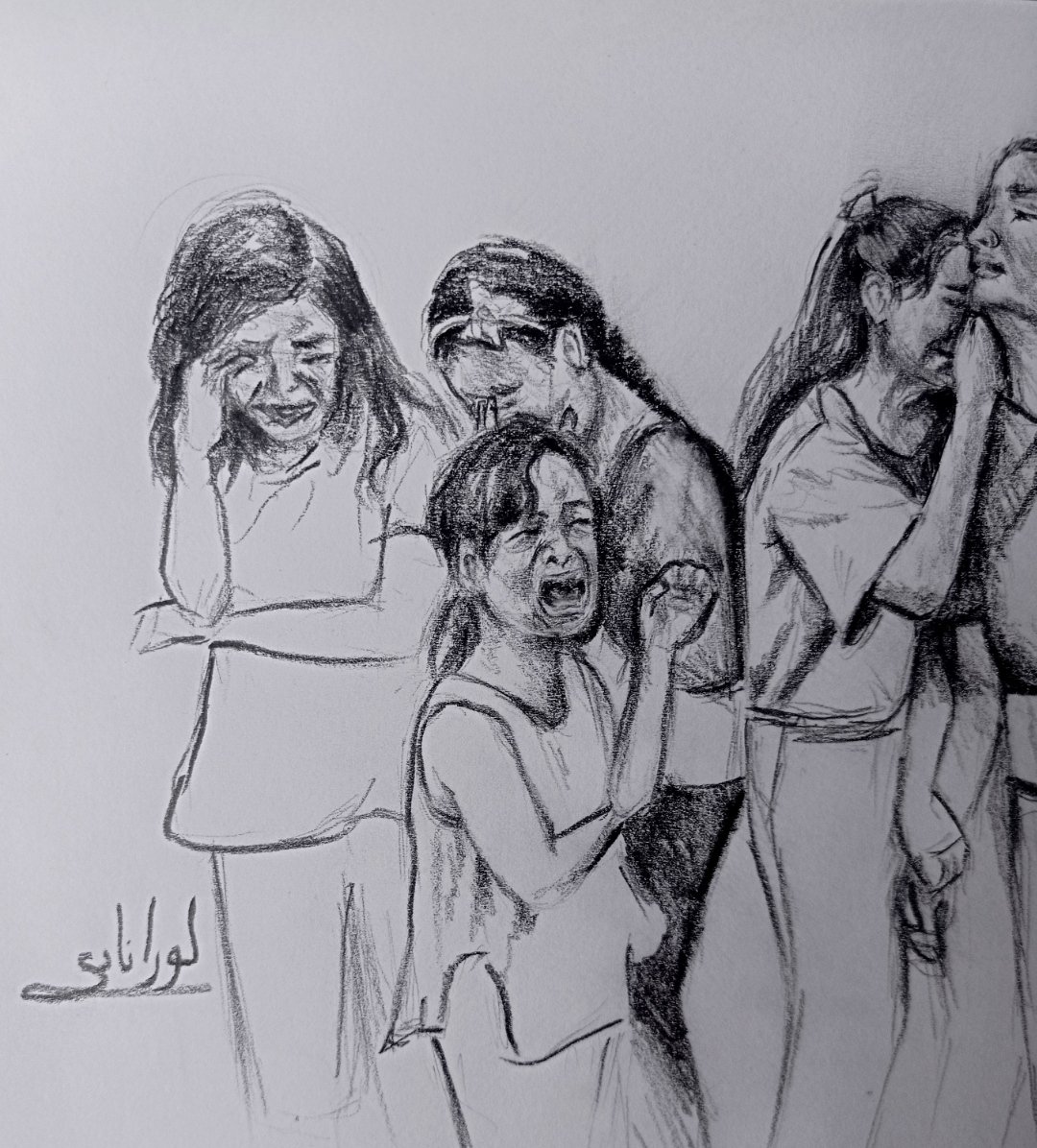 LoraNady1's tweet photo. رسمتي لبنات غزة 
سلام لأهل غزه و كل طفل اتحرم من اهله
#اطفال_غزة_تحت_القصف 
#غزة #غزة_تحت_القصف #غزة_تنتصر #غزة_العزة https://t.co/vShcTkWZSP