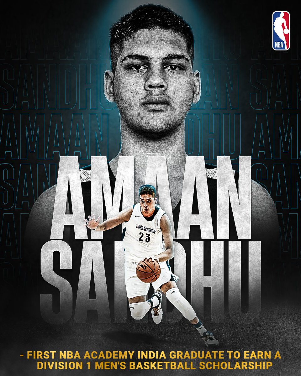 From NBA Academy India Alumni to signing with an NCAA Division 1 school, the journey of <a href="/AmaanSandhu23/">Amaan Sandhu</a> has been nothing short of pathbreaking! 🇮🇳