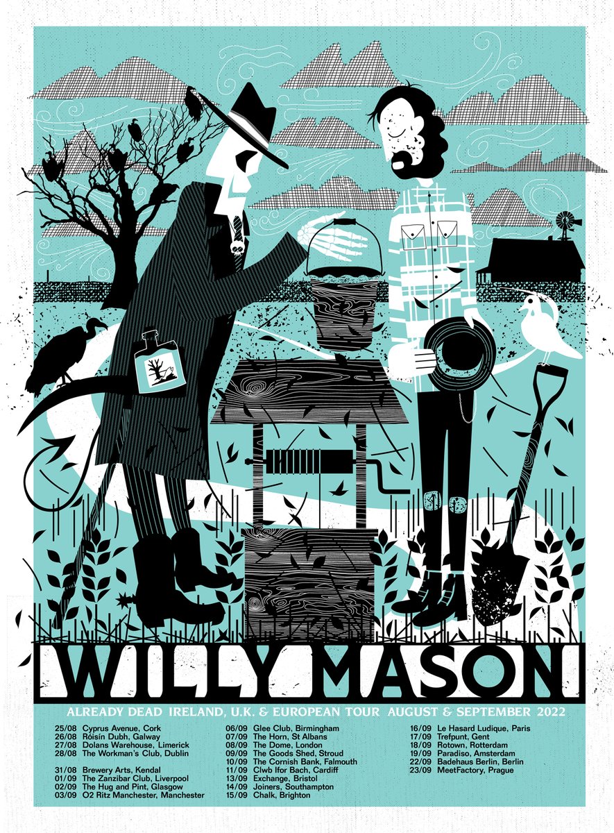 Craig Carry (@craig_carry) on Twitter photo WILLY MASON.
digital version of poster for <a href="/Wwilly_masonN/">WILLY MAS0N</a>'s upcoming EU tour. #screenprint edition coming soon <a href="/corkprintmakers/">Cork Printmakers</a>. Artwork based upon “Already Dead” LP (<a href="/cookingvinyl/">Cooking Vinyl</a>). Tour begins <a href="/CyprusAveCork/">Cyprus Avenue</a> on 25th August. Tour dates: willymasonmusic.com/tour WILLY MASON.
digital version of poster for <a href="/Wwilly_masonN/">WILLY MAS0N</a>'s upcoming EU tour. #screenprint edition coming soon <a href="/corkprintmakers/">Cork Printmakers</a>. Artwork based upon “Already Dead” LP (<a href="/cookingvinyl/">Cooking Vinyl</a>). Tour begins <a href="/CyprusAveCork/">Cyprus Avenue</a> on 25th August. Tour dates: willymasonmusic.com/tour
