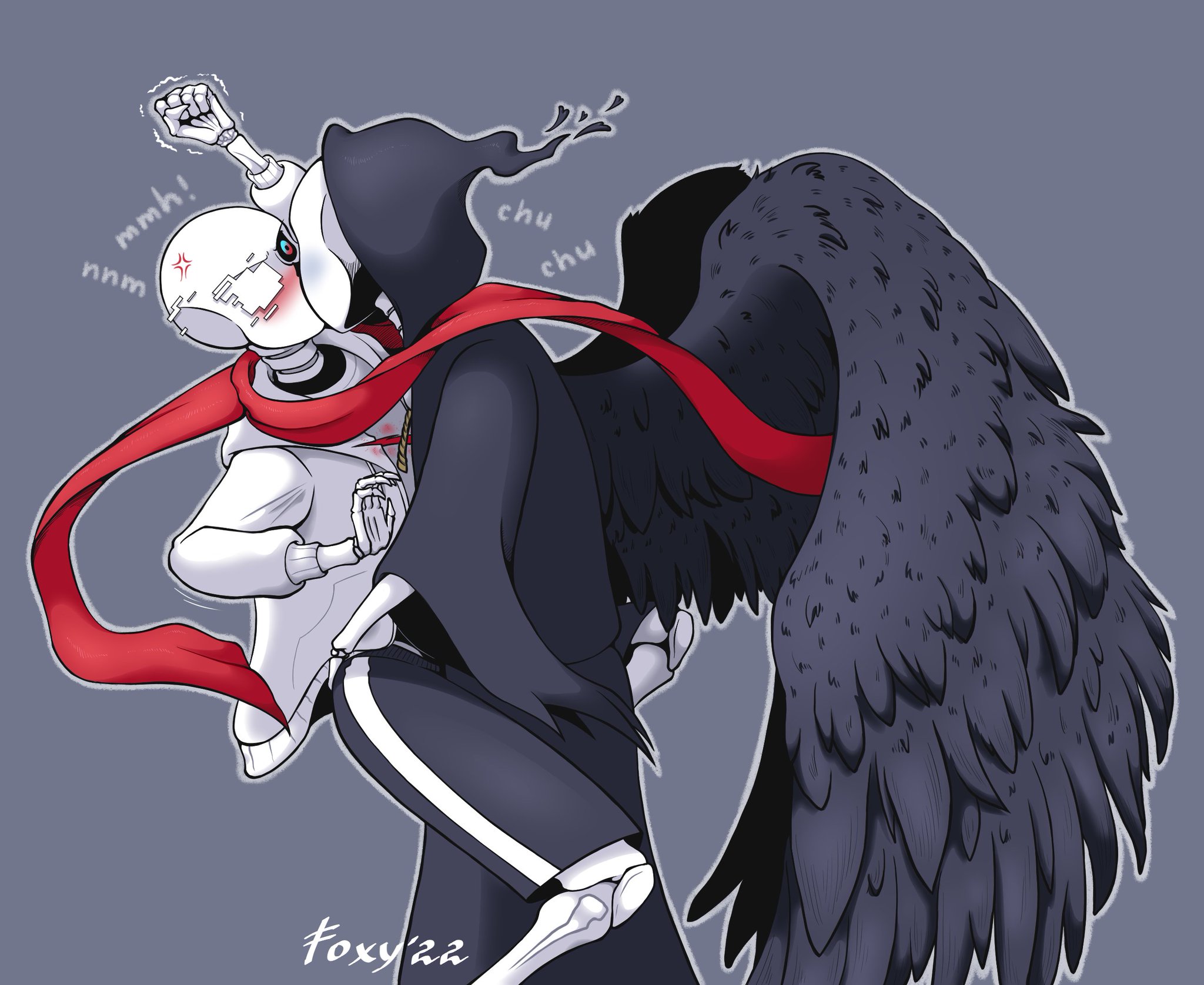 Yukiphobia — Reaper and Geno. They like each other.