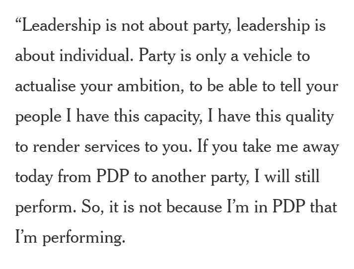 Naija_PR's tweet photo. Effective leadership is not about political party — Governor Wike https://t.co/A0Qhz0dB42