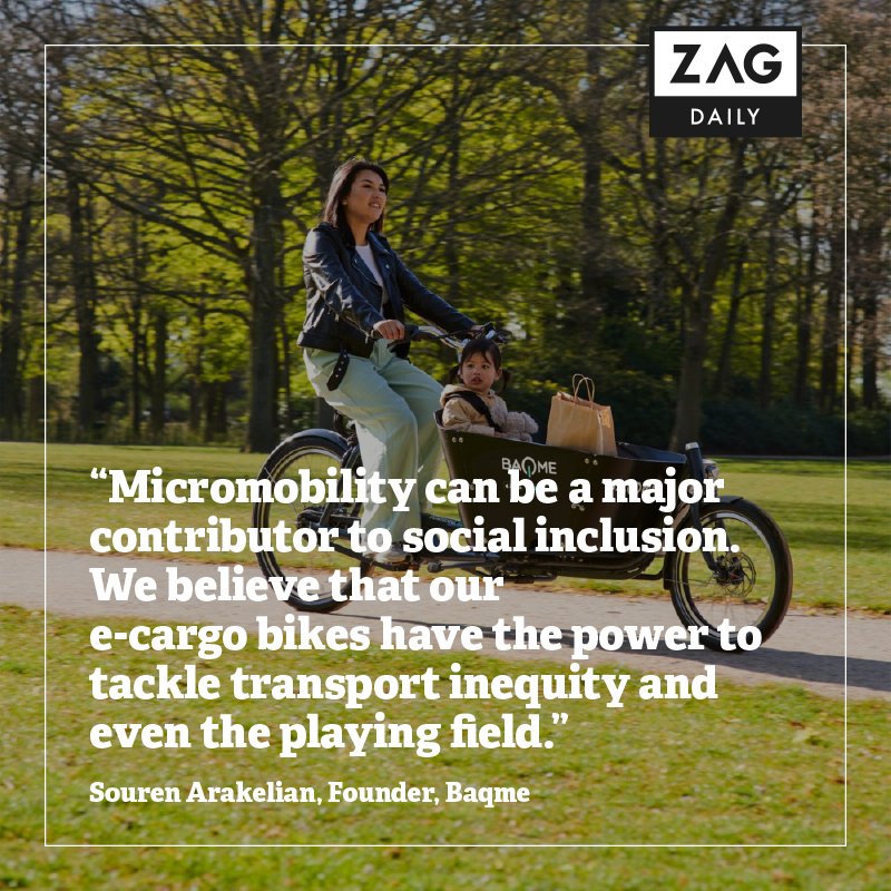 Mobility startup <a href="/BAQMENOW/">BAQME - e-cargo bike sharing</a> has launched a crowdfunding campaign to grow its shared e-cargo bike business and expand into new cities. 

Read more: bit.ly/3bFcsEe