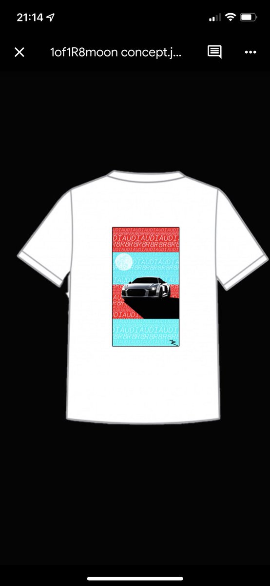 Dreedphoto22's tweet photo. New t-Shirt design from my 1OF1 collection! Pre orders starting soon! #AudiR8 #1of1collection https://t.co/f2JB9AIB9a